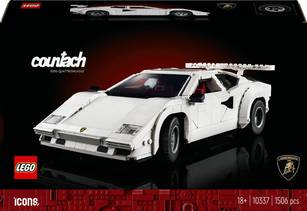 LEGO Icons Lamborghini Countach 5000 Quattrovalvole Set 10337